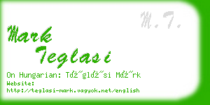 mark teglasi business card